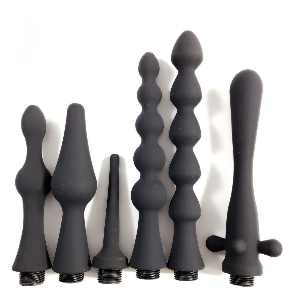 Shower Enema System Vaginal Anal Cleaner Wash Colon Douche Nozzle Cleaning 9"
