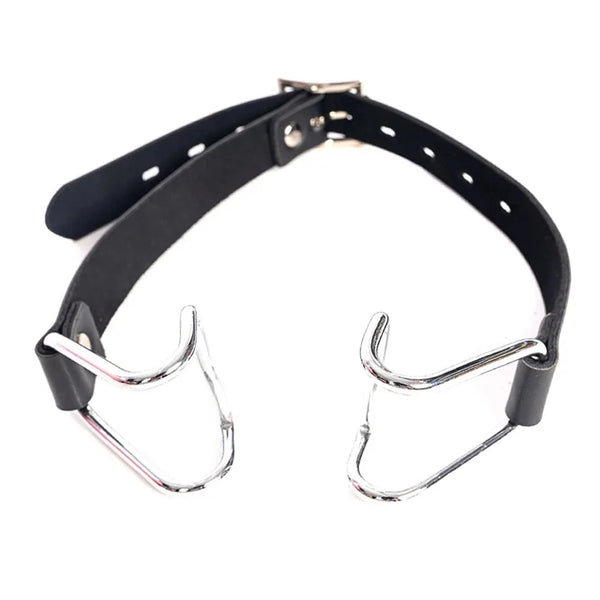 Open Mouth Gag Spreader Oral Fixation Plug Metal Women Slave Adults Game