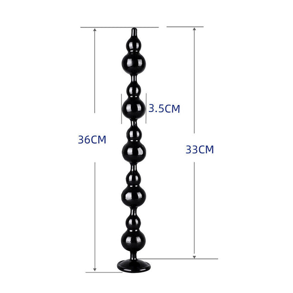 Extra Long Anal Beads Butt Plug G Spot Dildo Deep Massager Suction Cup Sex Toys
