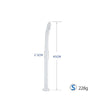 Dildo Soft Anal Plug Clear Anus Massager Suction Cup