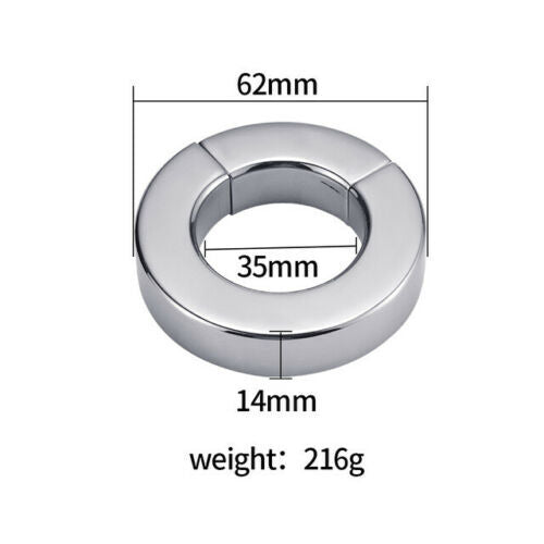 Stainless Steel Metal Pendant Ball Stretcher Device Magnet Weight Restraint Men