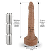20" Old Joe 100% Food Grade Platinum Silicone Cock- FDA Standard Compliant Material-X Large Extra Long Shaft - Giant Dildo Anal with Rich Folds -Va c-U-Lock System - Sex Toys (Beige, X Large)