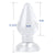 Gourd anal plug soft and comfortable anal beads