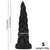 Hands-free butt plug with strong suction cup, realistic beginner anal dildo, suitable for men and women (black and gold)
