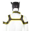 Neoprene Dog Full Face Head Mask Kit, Novelty Costume Pup Hood Mask with Collar and Strap