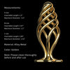 Sevanda Pinecone Hollow Spiral Anal Plug for Unisex Uses