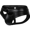 Sexy Mens Faux Leather Underwear Open Butt Briefs Jockstrap Panties Gay Thongs