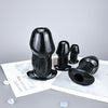 Hollow glans anal plug