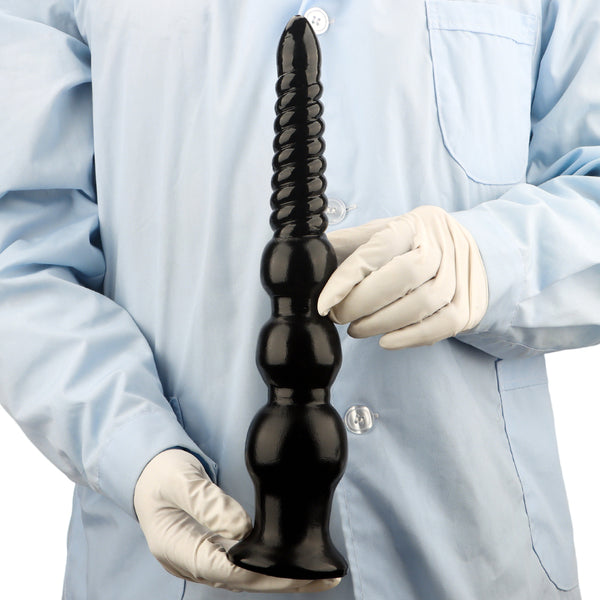 Extra large and thick pointed anal plug for anal practice and anal dilation