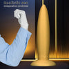 14 Inch Threaded Ribbed Big Black Dildo