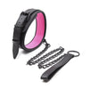 Leather Bondage Collar and Leash Set, Bondage Sex Toys Collar