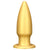 8.85in Premium Gold Soft Liquid Silicone Big Butt Plug Dildo Adult Toy