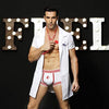 Men's Lingerie cosplay nurse Sexy Underwear Costume Outfit Lingerie Bathrobe Home Clothes Pajamas Uniform for bar Performance
