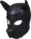 Neoprene Dog Full Face Puppy Mask Removable Pup Hood Halloween Mask
