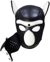 Neoprene Dog Full Face Puppy Mask Removable Pup Hood Halloween Mask