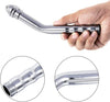 3 Head Shower Enema Flusher Attachment with 59" Shower Hose for Portable Bathroom Kit Flush Enema Toilet Bent Zinc Alloy Washing and Cleaning Tool with 2 Shower Heads