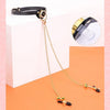 Pacifier Mouth Gag Plug Nipple Breast Clamps Clips Non Piercing Bondage Ball Gag with Choker Sex BDSM Toy for Couples Black