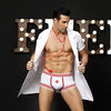 Men's Lingerie cosplay nurse Sexy Underwear Costume Outfit Lingerie Bathrobe Home Clothes Pajamas Uniform for bar Performance