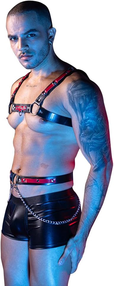 BDSM Men's cosplay Sexy Underwear police Costume Lingerie Pajamas Uniform bar Nightclub Stage Performance party Christmas
