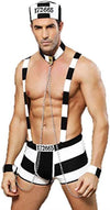 Men's Cosplay Sailor Costume Sexy Underwear Adult Mens 3 Pieces party Prisoner Suspender Underwear Outfits