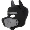 Neoprene Puppy Face Muzzle Dog Removable Full Head Hood Mask With Ears (One Size)