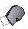 Mesh See Through Masquerade Mask Adjustable Breathable Leather Head Full Face Mask for Costume Halloween Party Hood Mask