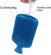 Enema Kit – 2L Enema Bag– 5.0ft. Long Silicone Hose – 5 Multi-Size Reusable Tips – Controlled Water Flow – for Colon Detox Cleanse Enemas