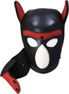 Neoprene Dog Full Face Puppy Mask Removable Pup Hood Halloween Mask
