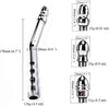 Cleaner Metal Shower Cleaner 3 Heads Aluminum Cleaner Cleansing Colonic Douche System Cleaner(Silver)