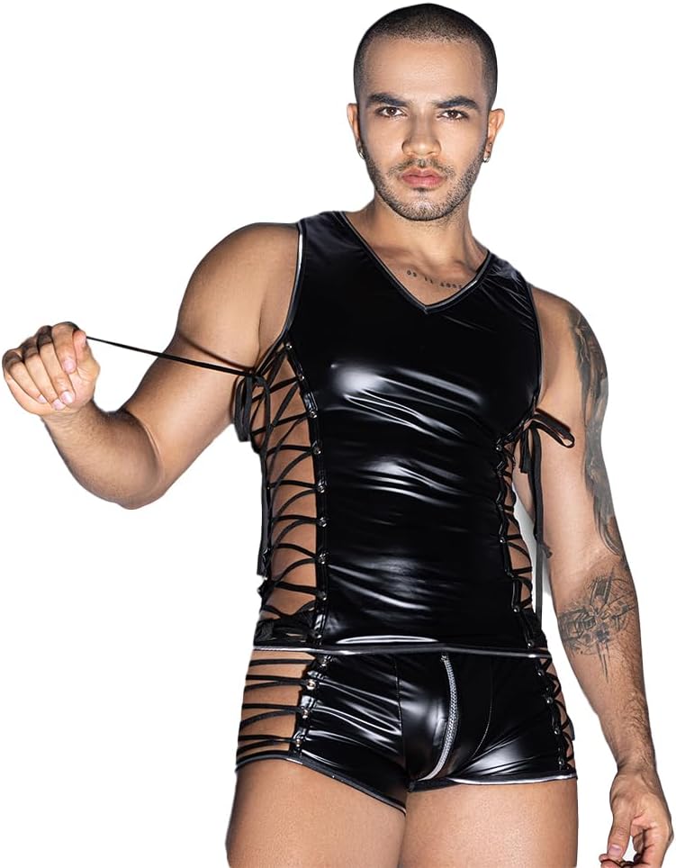 Men's cosplay bdsm cosplay Sexy Underwear police Costume Lingerie Pajamas Uniform bar Nightclub Stage Performance party Christmas