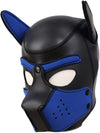 Neoprene Dog Full Face Puppy Mask Removable Pup Hood Halloween Mask