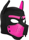 Neoprene Puppy Face Muzzle Dog Removable Full Head Hood Mask With Ears (One Size)