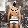 Men's Cosplay Sailor Costume Sexy Underwear Adult Mens 3 Pieces party Prisoner Suspender Underwear Outfits