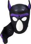 Neoprene Dog Full Face Puppy Mask Removable Pup Hood Halloween Mask