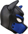 Neoprene Dog Full Face Puppy Mask Removable Pup Hood Halloween Mask