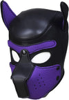 Neoprene Dog Full Face Puppy Mask Removable Pup Hood Halloween Mask