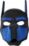Neoprene Puppy Face Muzzle Dog Removable Full Head Hood Mask With Ears (One Size)