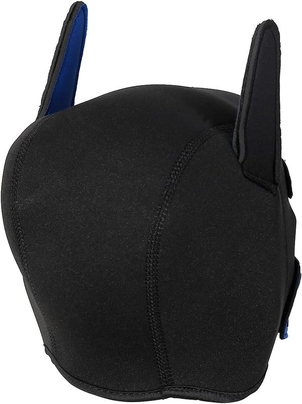 Neoprene Puppy Face Muzzle Dog Removable Full Head Hood Mask With Ears (One Size)
