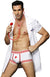 Men's Lingerie cosplay nurse Sexy Underwear Costume Outfit Lingerie Bathrobe Home Clothes Pajamas Uniform for bar Performance