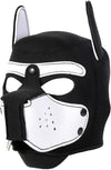 Neoprene Puppy Face Muzzle Dog Removable Full Head Hood Mask With Ears (One Size)