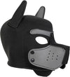 Neoprene Puppy Face Muzzle Dog Removable Full Head Hood Mask With Ears (One Size)