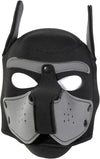 Neoprene Puppy Face Muzzle Dog Removable Full Head Hood Mask With Ears (One Size)