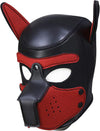 Neoprene Dog Full Face Puppy Mask Removable Pup Hood Halloween Mask