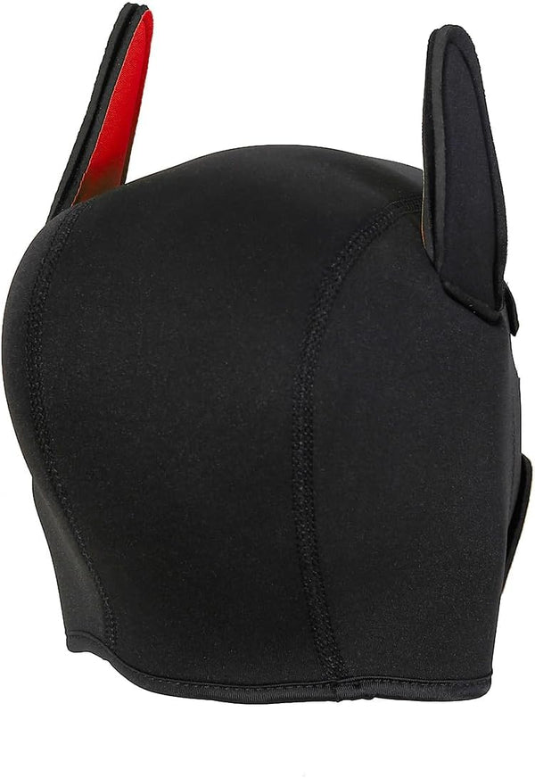 Neoprene Puppy Face Muzzle Dog Removable Full Head Hood Mask With Ears (One Size)