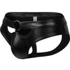 Sexy Mens Faux Leather Underwear Open Butt Briefs Jockstrap Panties Gay Thongs