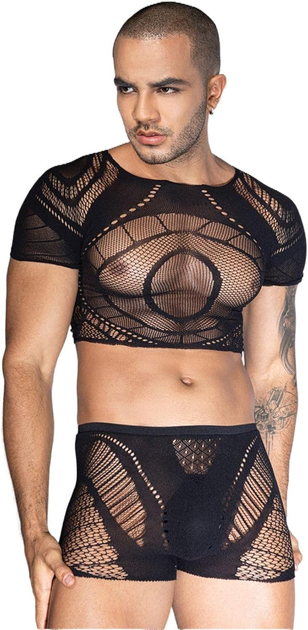 Men's Sexy Tuxedo Sexy Lingerie Set Role Play Bar Adult Gay Uniform Nightclub Gogoboy Cosplay Costume Outfit