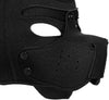 Neoprene Puppy Face Muzzle Dog Removable Full Head Hood Mask With Ears (One Size)