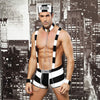 Men's Cosplay Sailor Costume Sexy Underwear Adult Mens 3 Pieces party Prisoner Suspender Underwear Outfits