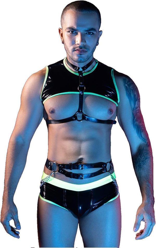 Men's Sexy Tuxedo Sexy Lingerie Set Role Play Bar Adult Gay Uniform Nightclub Gogoboy Cosplay Costume Outfit