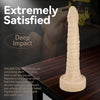 20" Old Joe 100% Food Grade Platinum Silicone Cock- FDA Standard Compliant Material-X Large Extra Long Shaft - Giant Dildo Anal with Rich Folds -Va c-U-Lock System - Sex Toys (Beige, X Large)